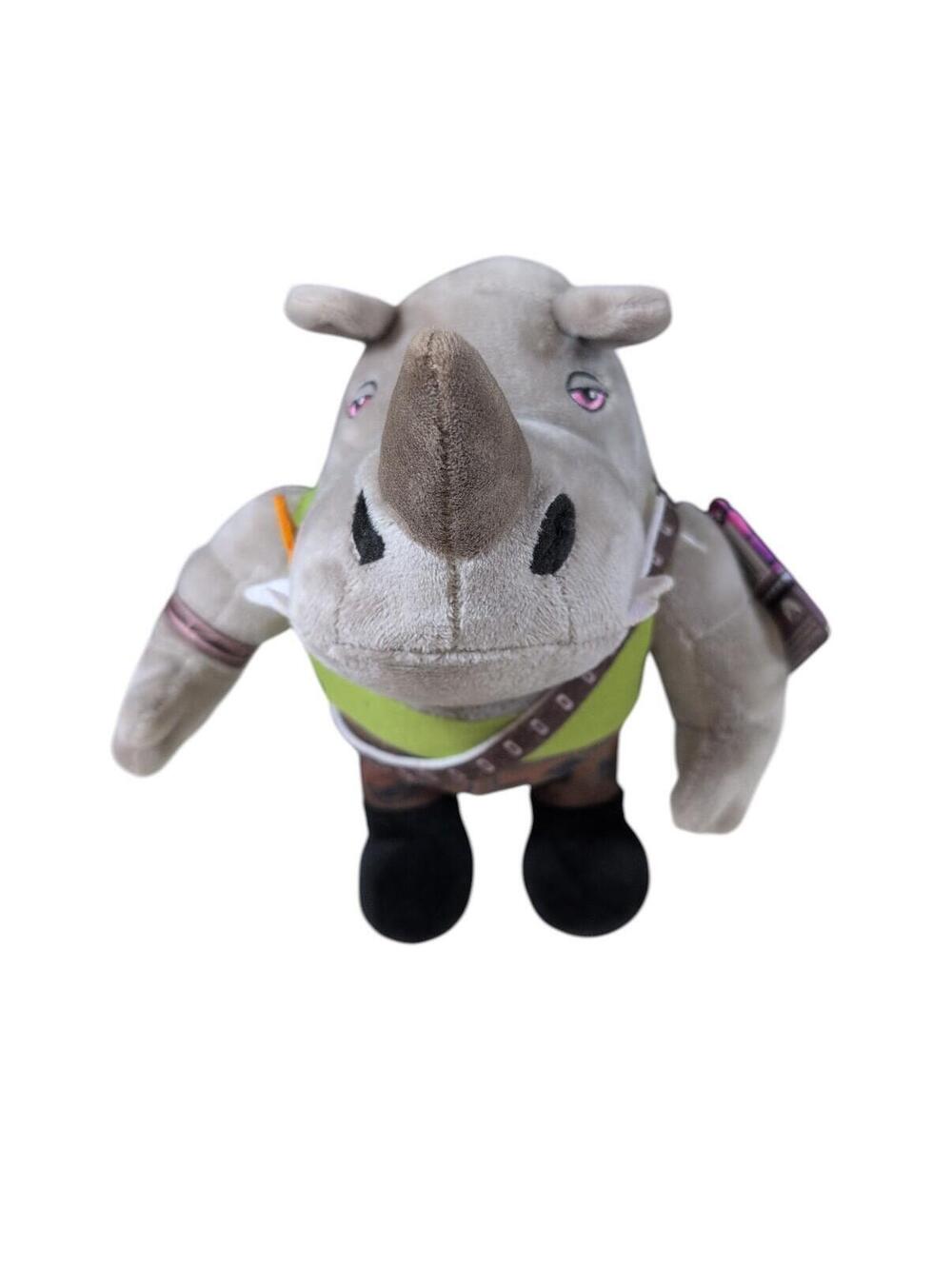Teenage Mutant Ninja Turtles Mutant Mayhem 8" Rocksteady Plush Stuffed Animal